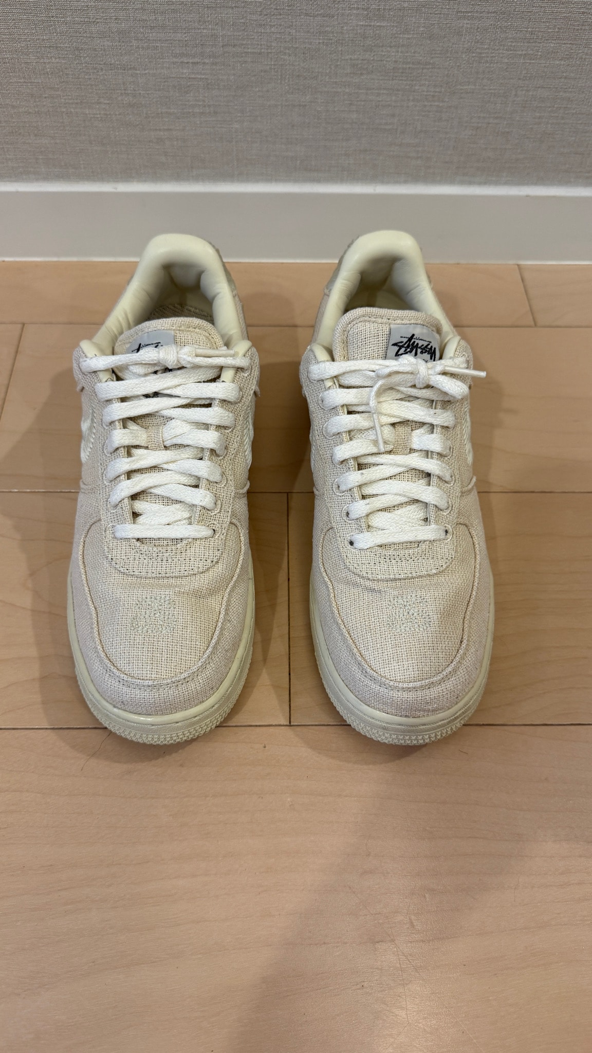 Stussy × Nike Air Force 1 Low "Fossil Stone"