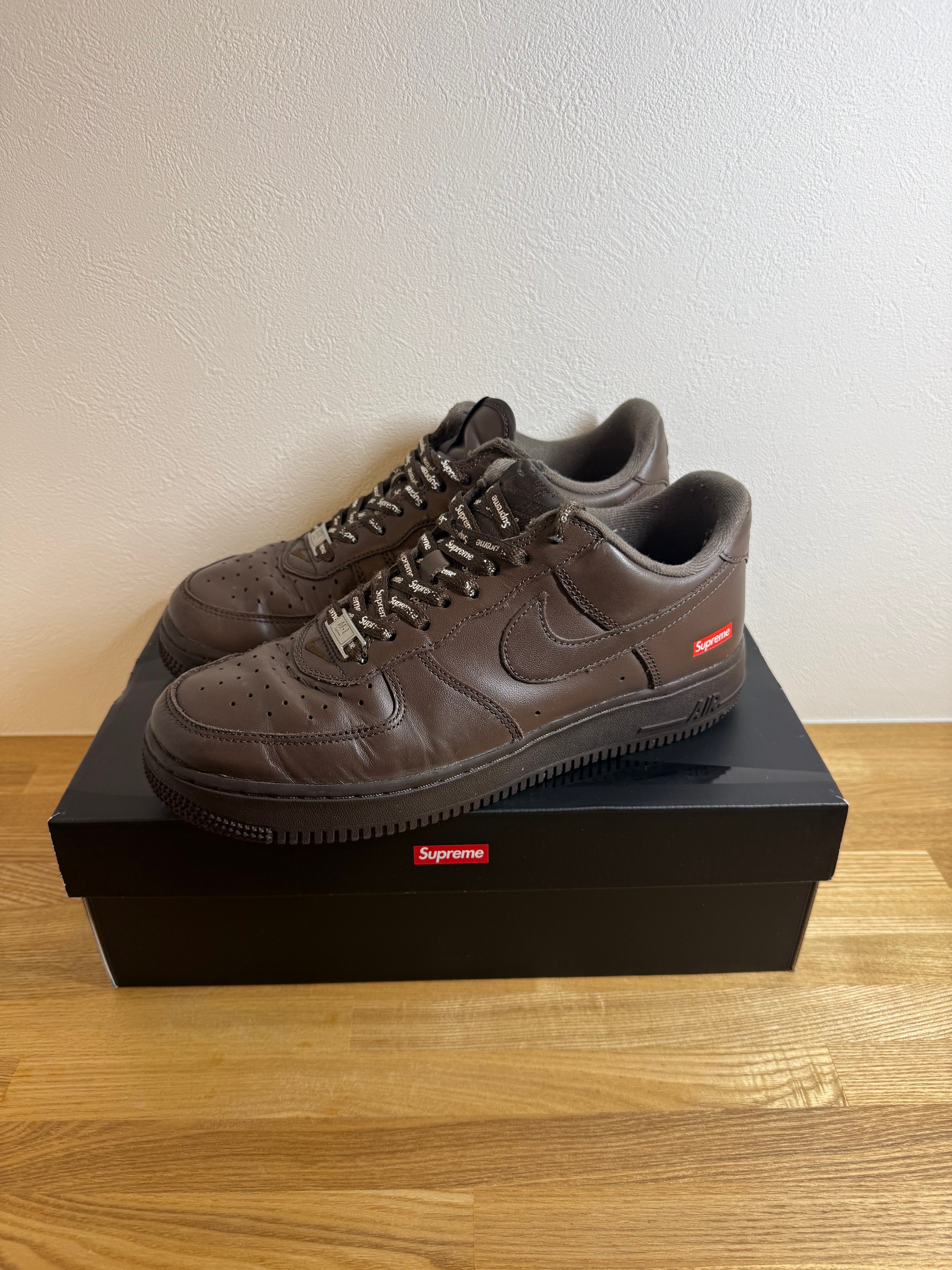 Supreme × Nike Air Force 1 Low "Baroque Brown"