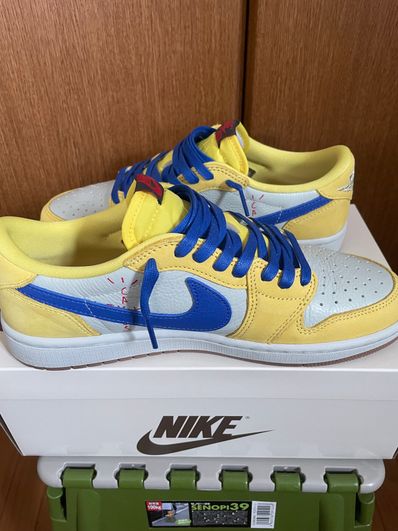 Travis Scott × Nike Women's Air Jordan 1 Retro Low OG "Canary"