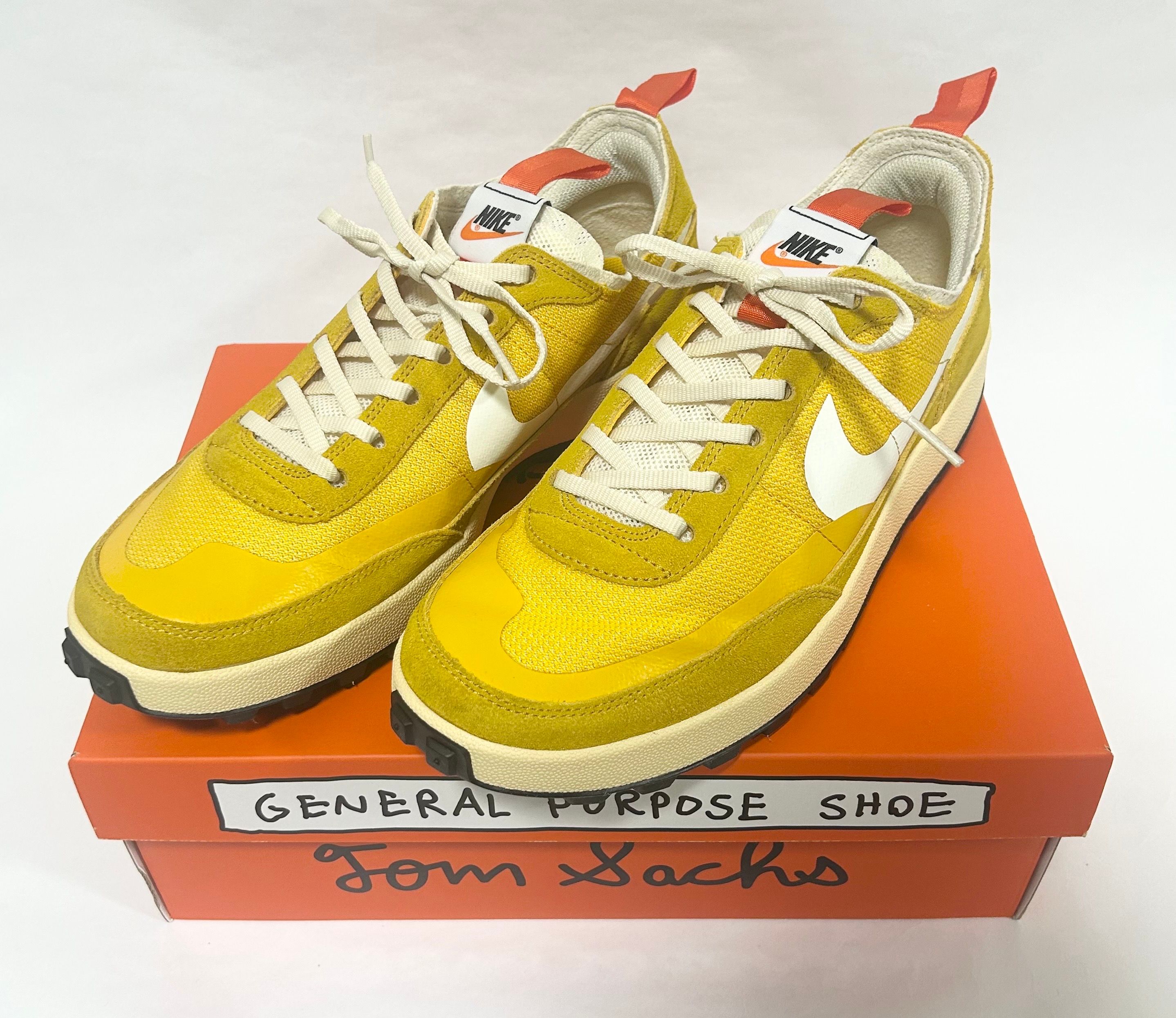 Tom Sachs × NikeCraft Women's General Purpose Shoe "Yellow / Archive"