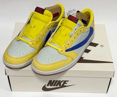 Travis Scott × Nike Women's Air Jordan 1 Retro Low OG "Canary"