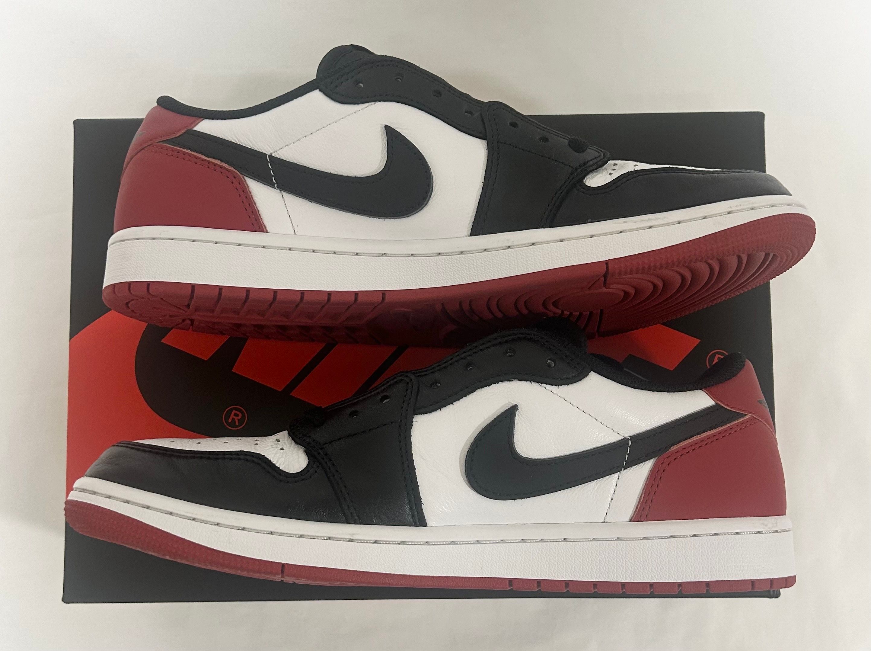 Nike Air Jordan 1 Retro Low OG "Black Toe"