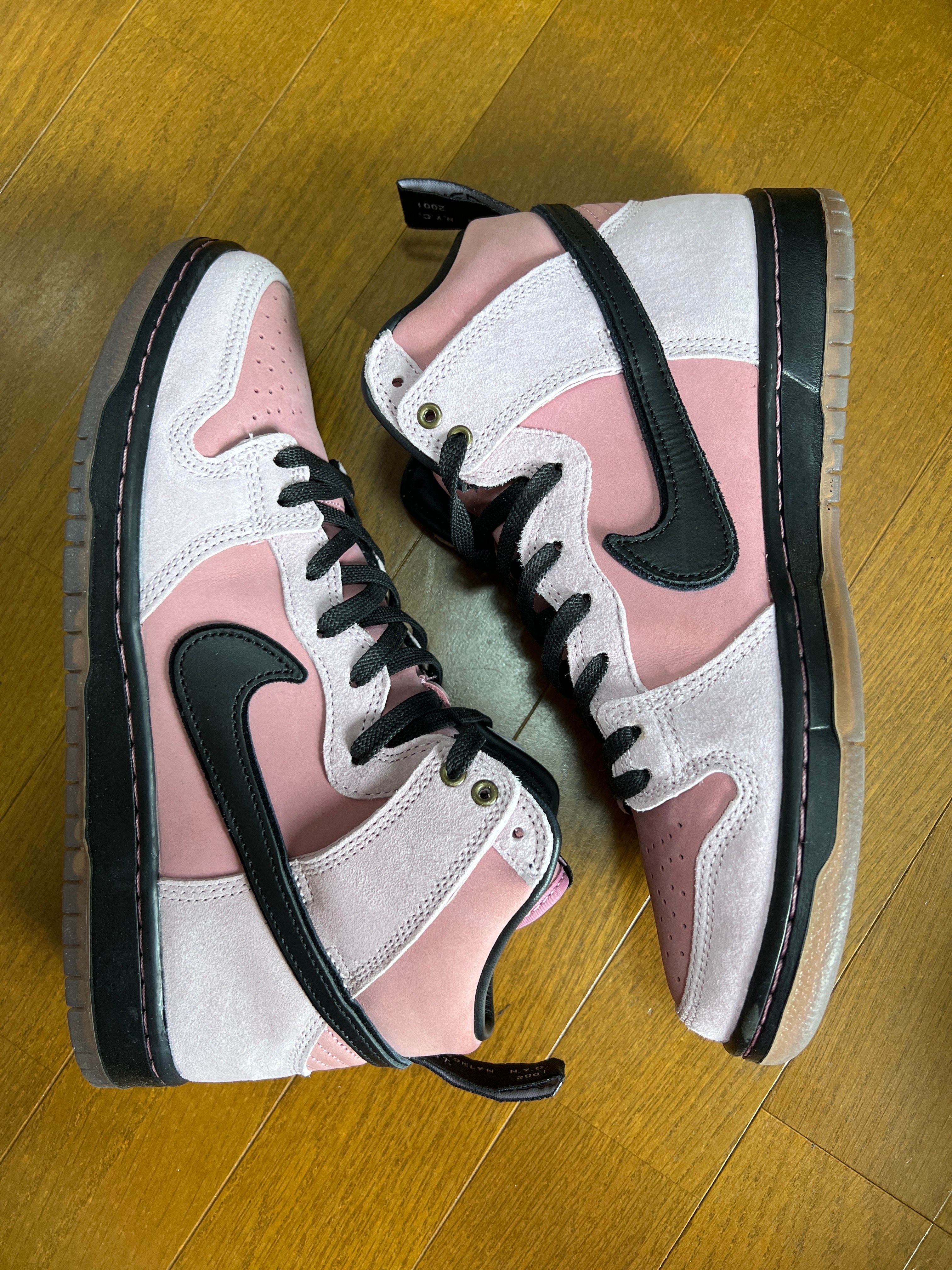 KCDC Brooklyn Skateshop × Nike SB Dunk High "Pink/Black"