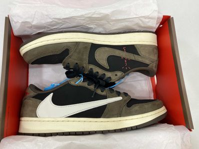 Travis Scott × Nike Air Jordan 1 Low OG SP-T "Black/Dark Mocha"
