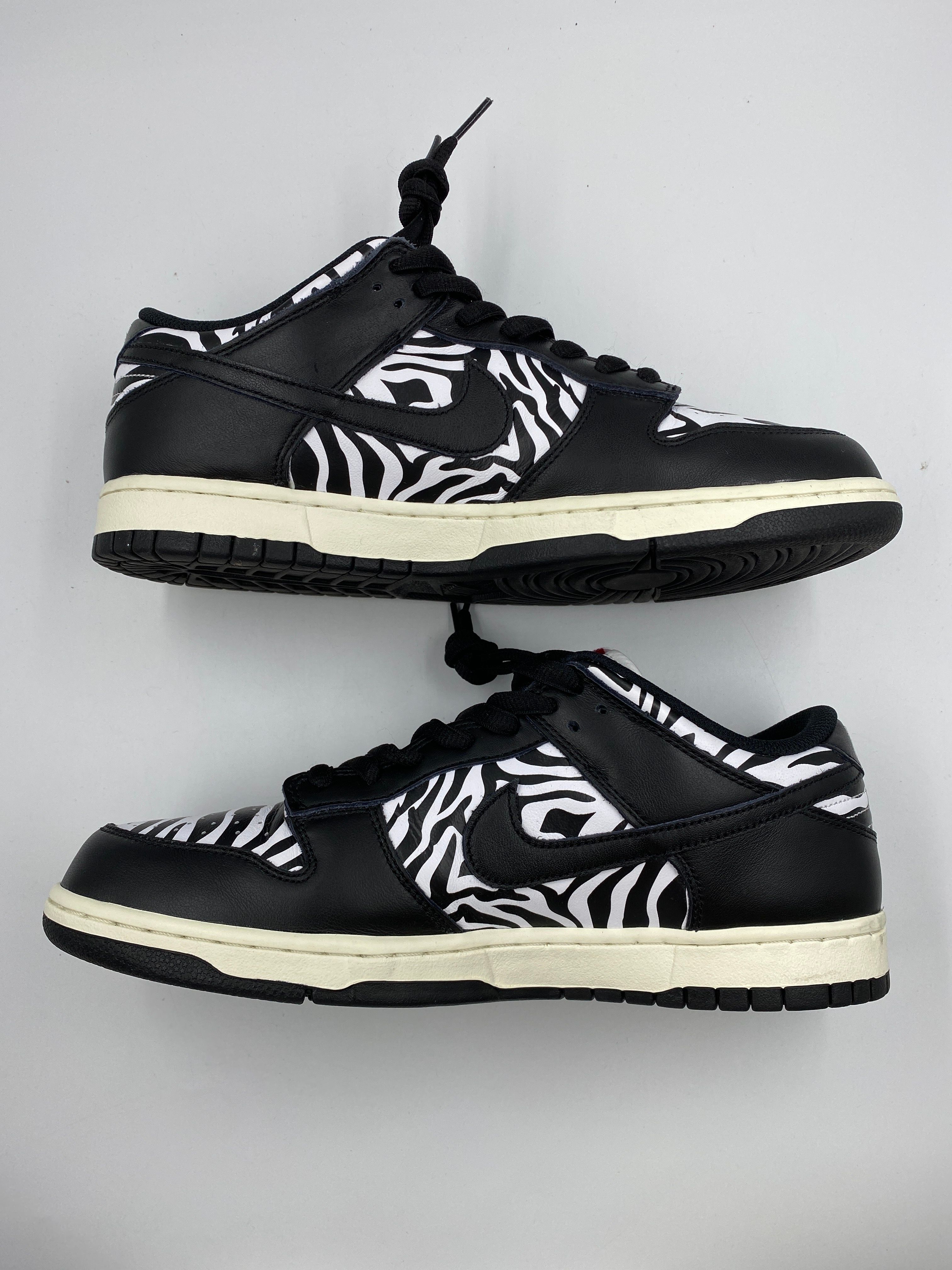 Quartersnacks × Nike SB Dunk Low "Zebra Cake/Safari"