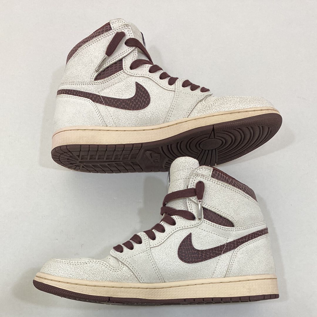 A Ma Maniere × Nike Air Jordan 1 Retro High OG "Sail and Burgundy"