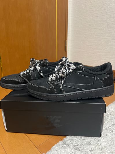 Travis Scott × Nike Air Jordan 1 Low OG SP "Black Phantom"