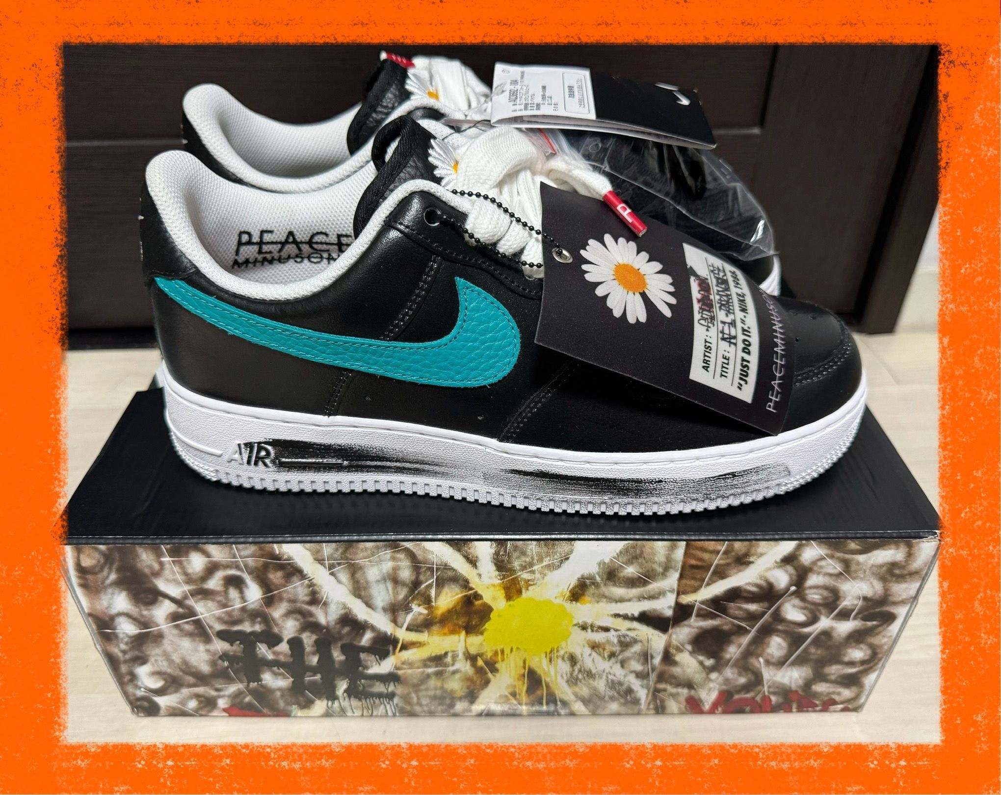 PEACEMINUSONE × Nike Air Force 1 Low '07 Para-Noise 3.0 "Black and Multi-Color" / G-DRAGON