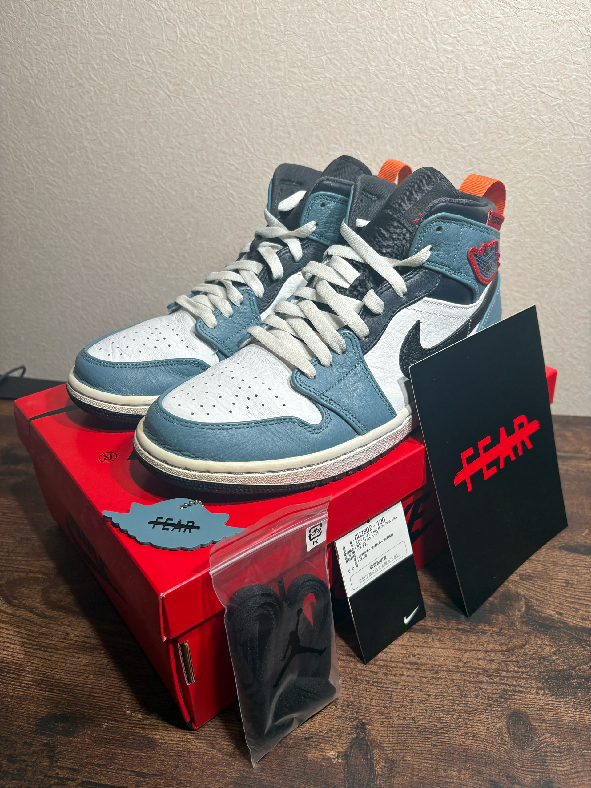 FACETASM × Nike Air Jordan 1 Mid "White/Navy"