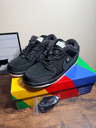 Gnarhunters × Nike SB Dunk Low "Black/White"