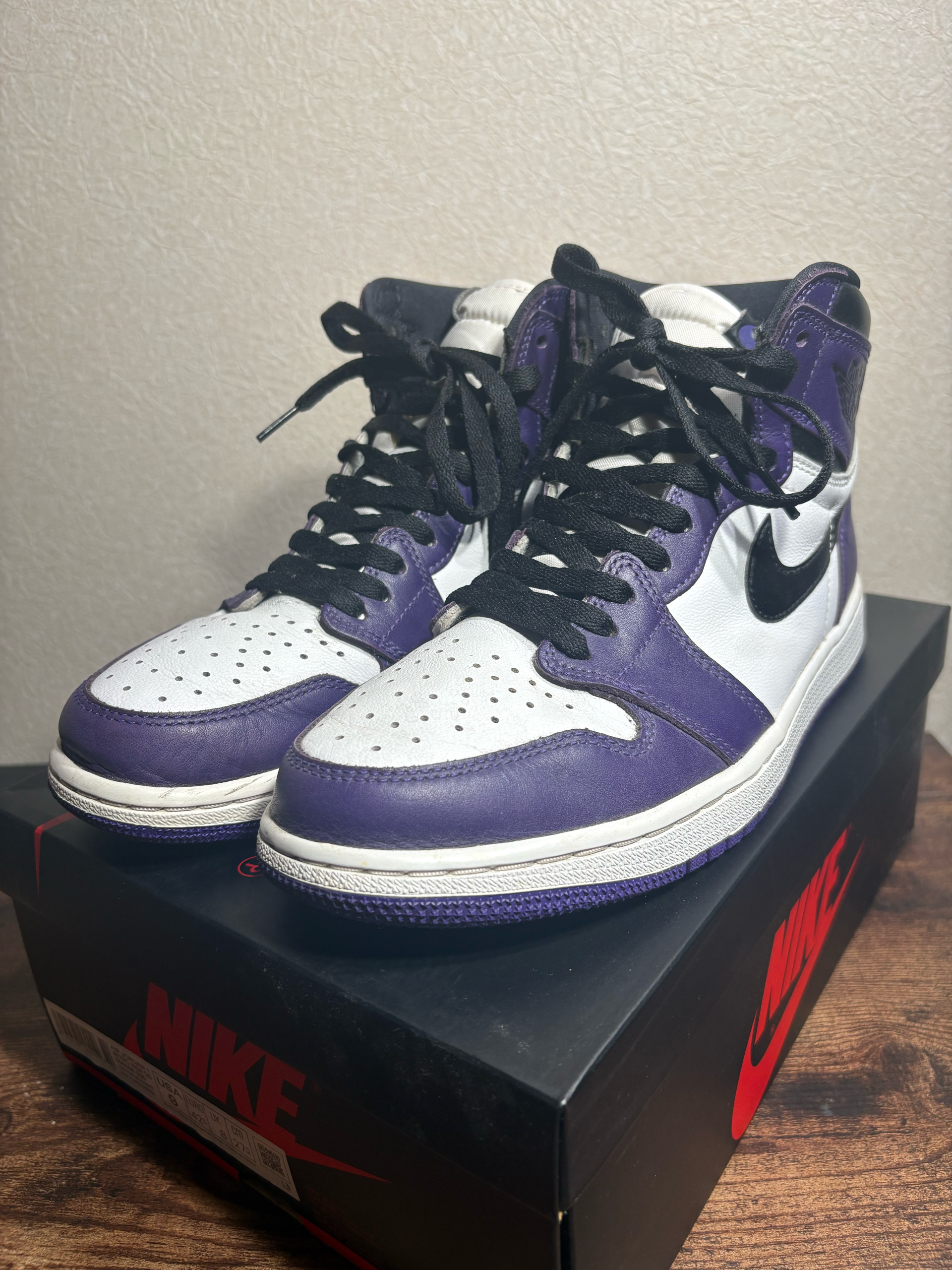 Nike Air Jordan 1 Retro High OG "Court Purple/White/Black" (2020)