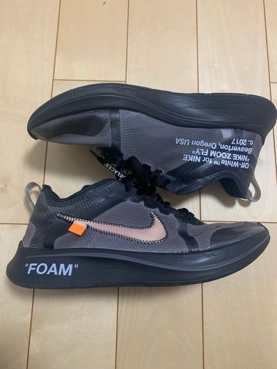 Off-White × Nike Zoom Fly "Black"