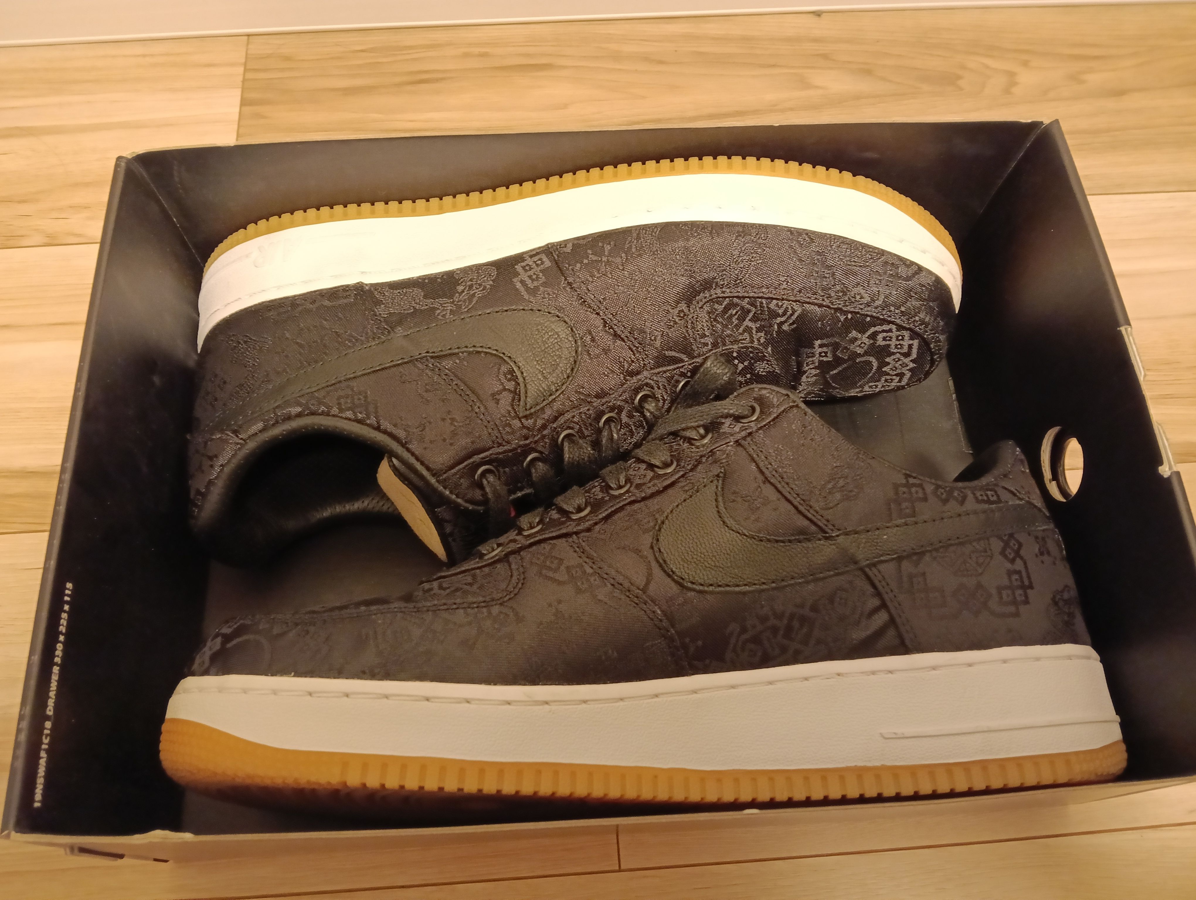 Fragment × CLOT × Nike Air Force 1 Low "Black"