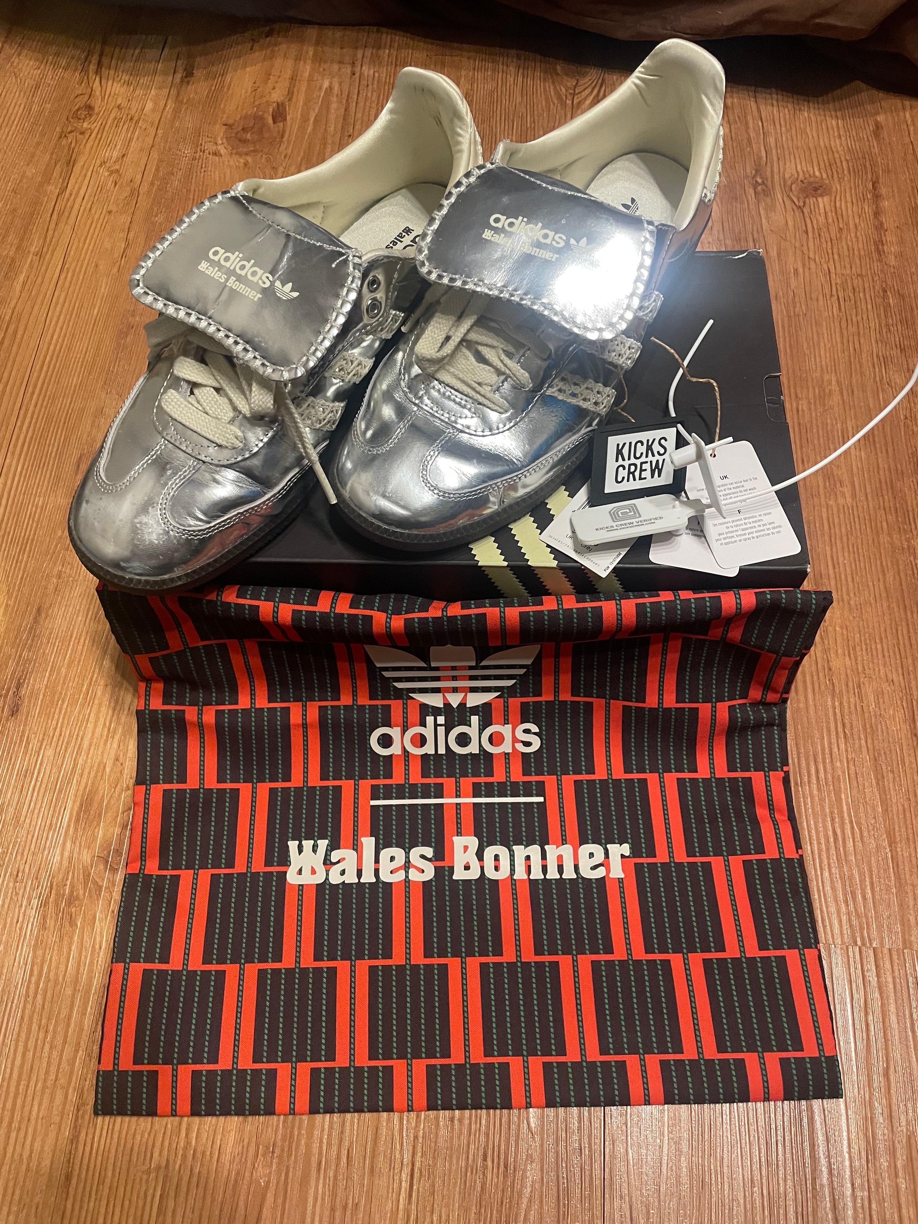 Wales Bonner × adidas Samba "Silver"
