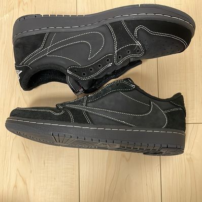 Travis Scott × Nike Air Jordan 1 Low OG SP "Black Phantom"