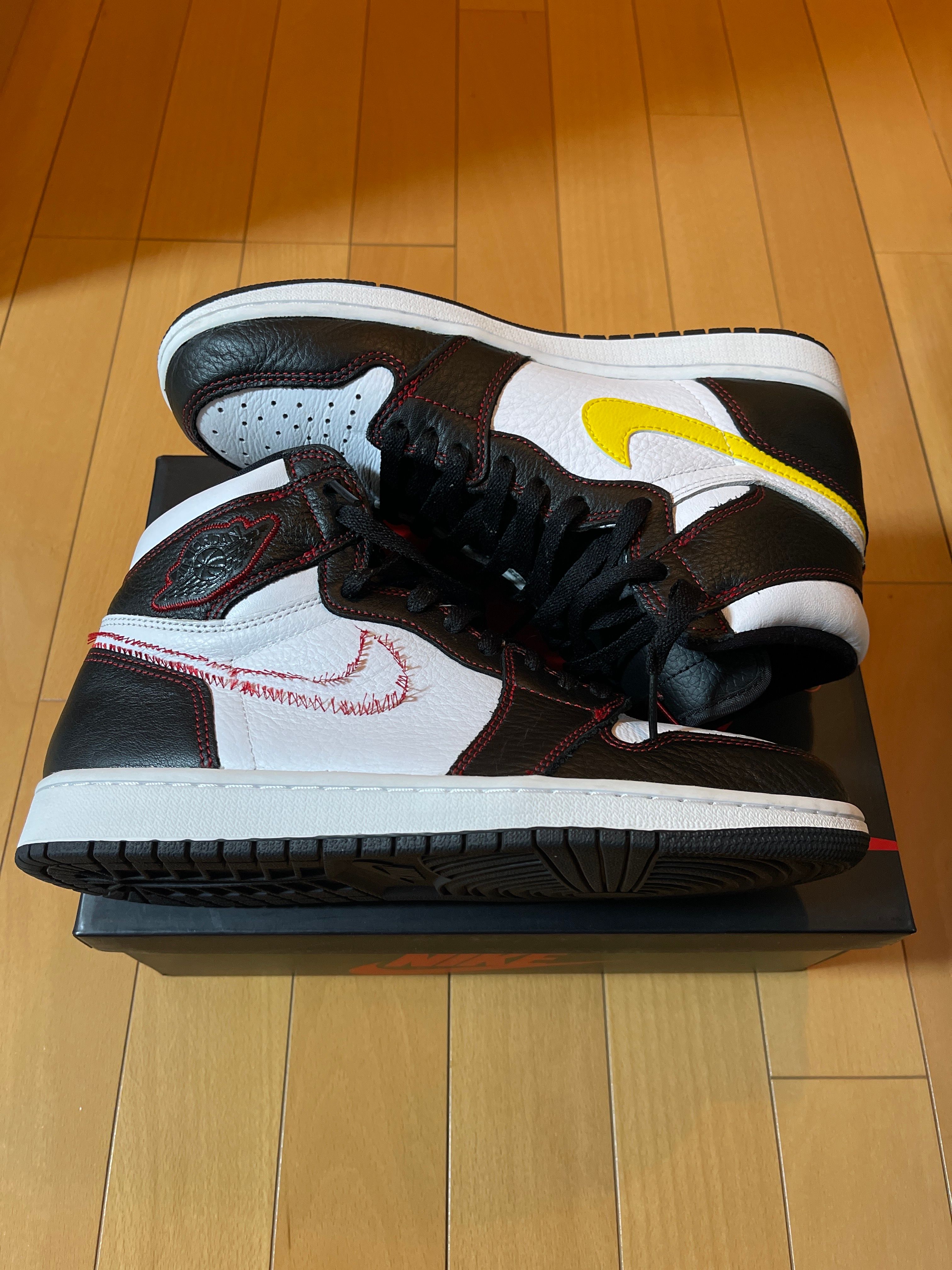 Nike Air Jordan 1 High OG Defiant "Black/Yellow/Gym Red"
