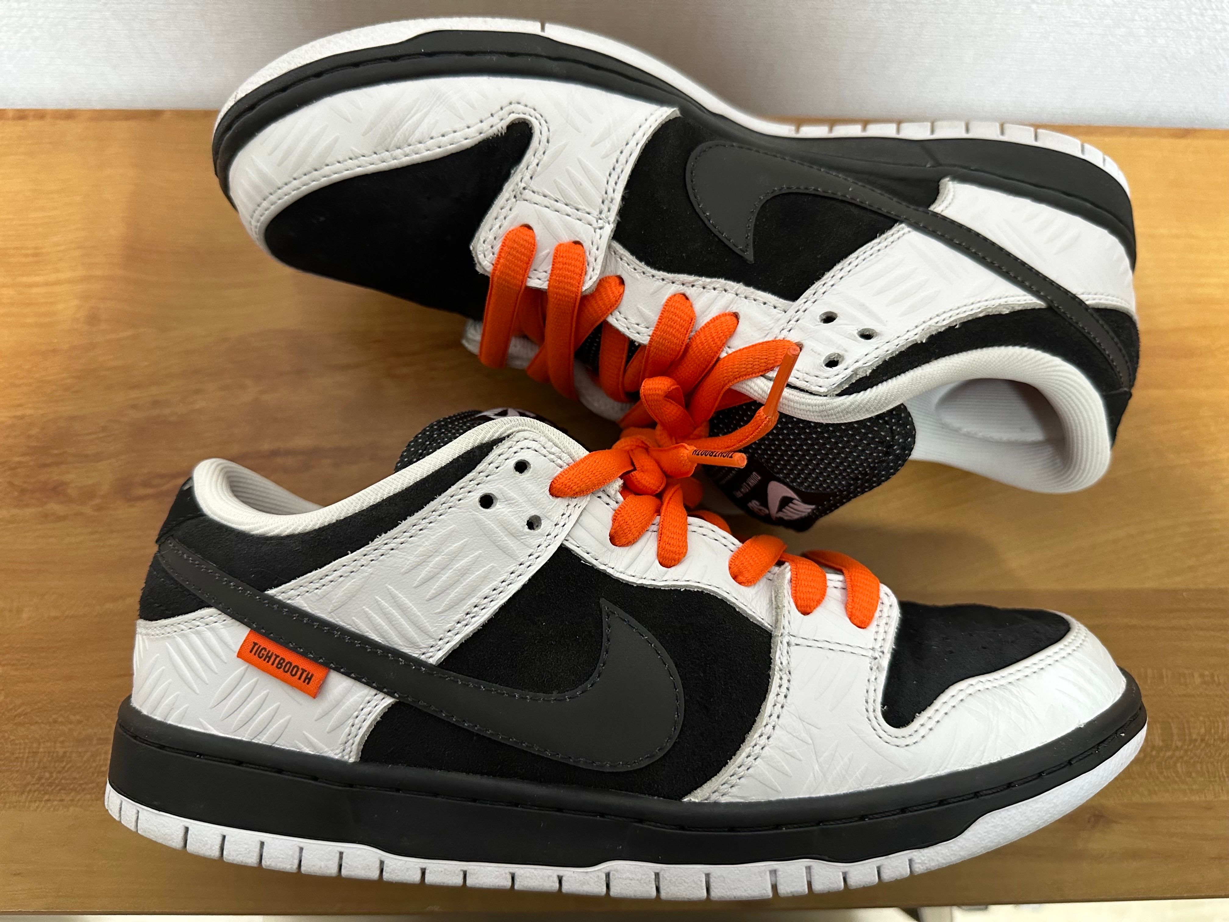 TIGHTBOOTH × Nike SB Dunk Low Pro QS "Black and White"