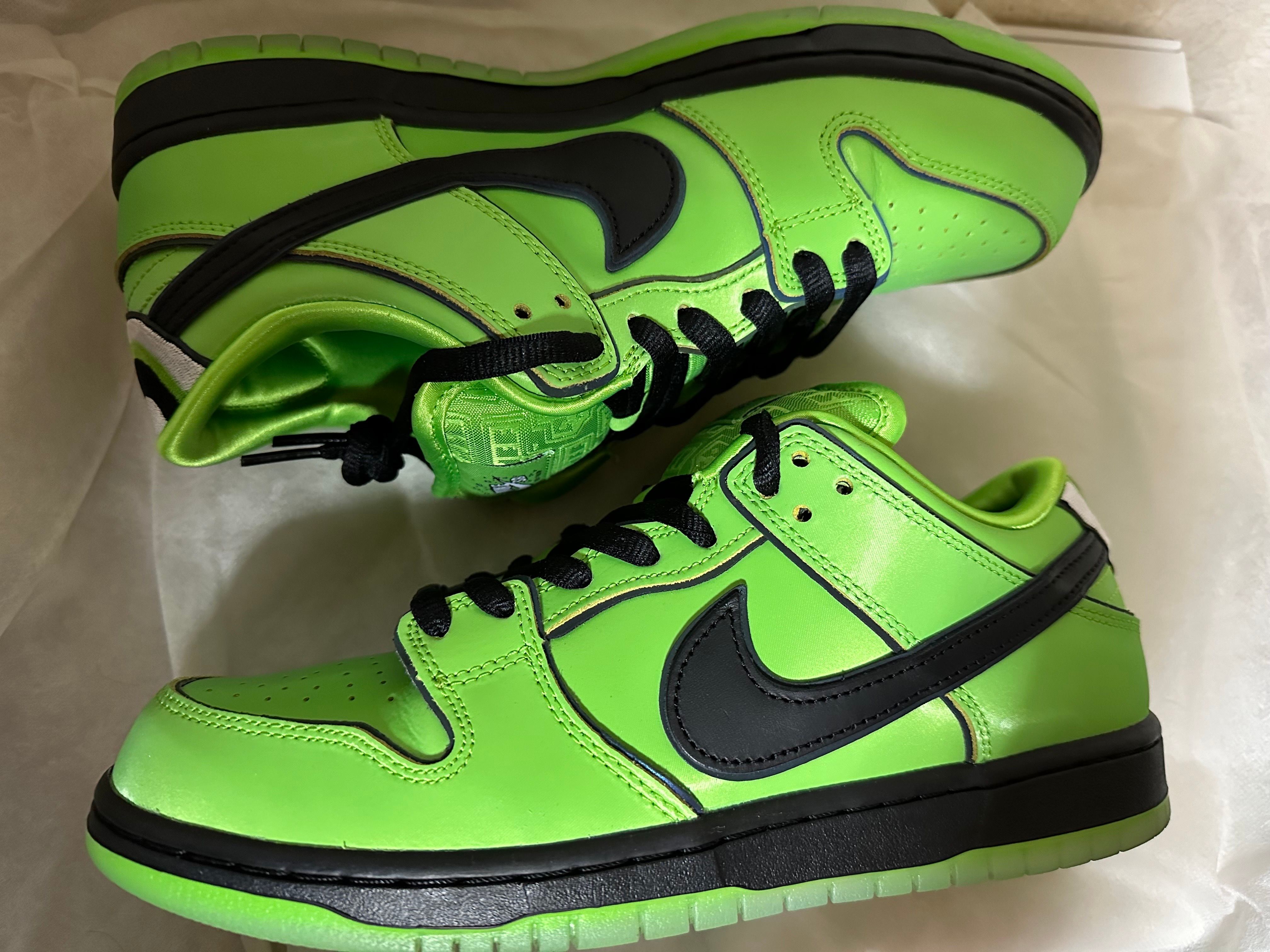 The Powerpuff Girls × Nike SB Dunk Low Pro QS "Buttercup"