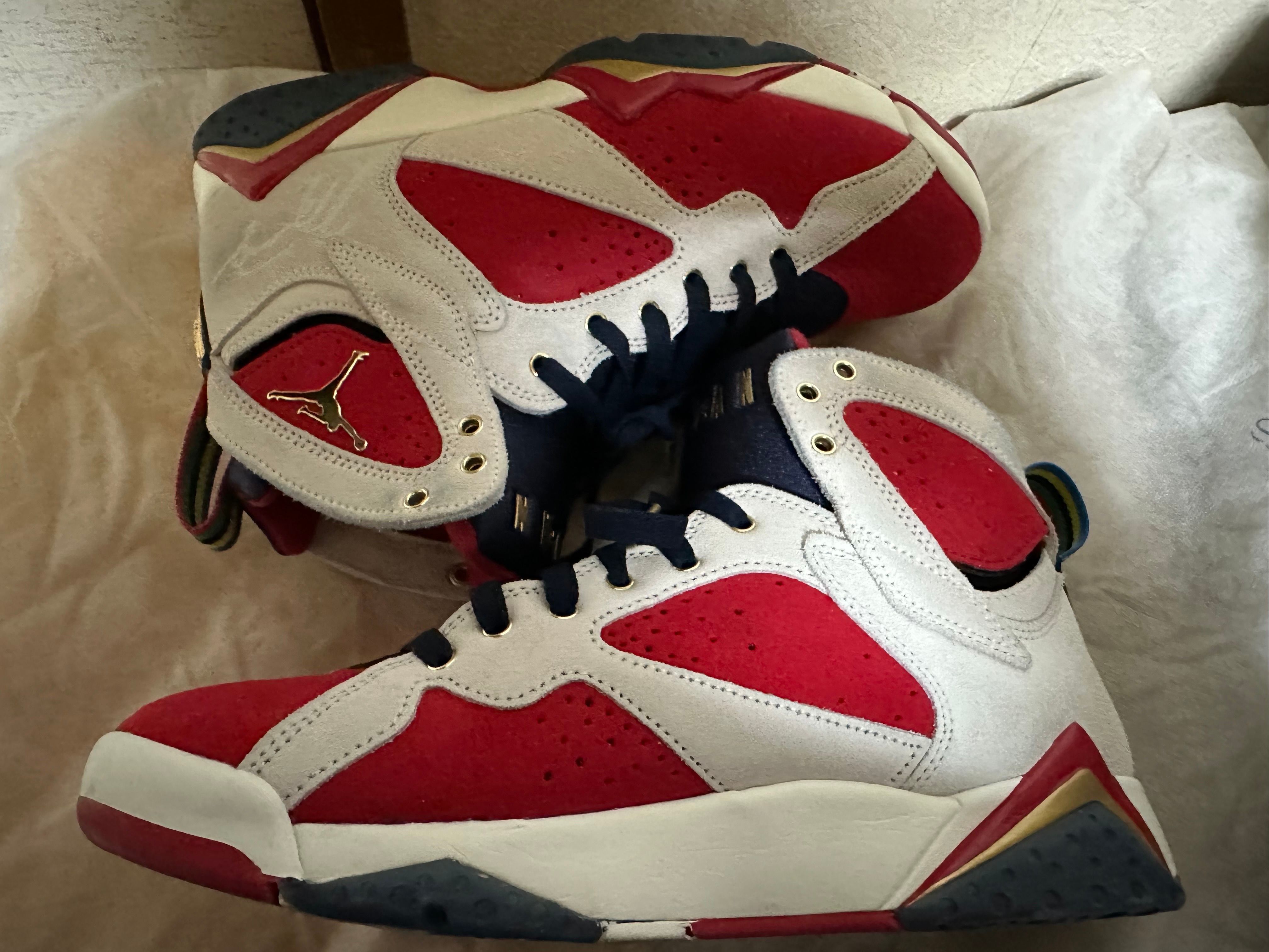 Trophy Room × Nike Air Jordan 7 "True Red and Obsidian"