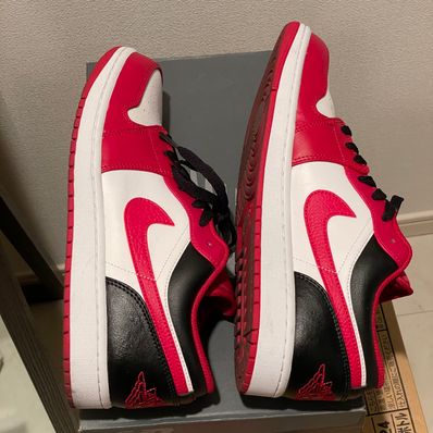 Nike Air Jordan 1 Low "White/Gym Red/Black"