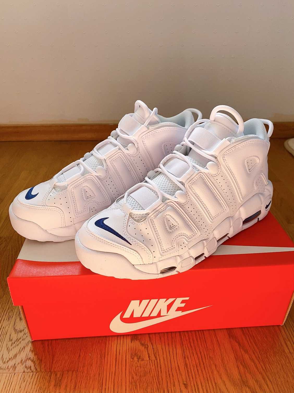 Nike Air More Uptempo "White/Midnight Navy"