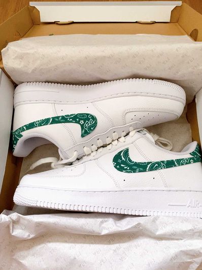 Nike Women's Air Force 1 Low '07 Essential "Green Paisley"