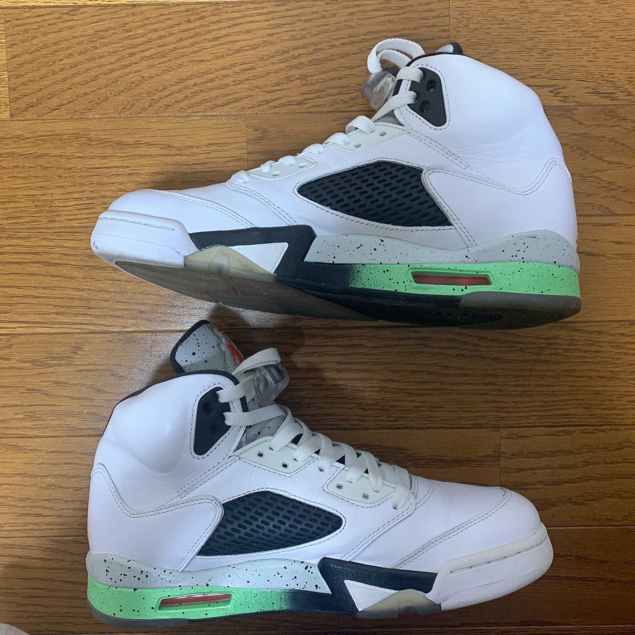 NIKE AIR JORDAN 5 RETRO POISON GREEN