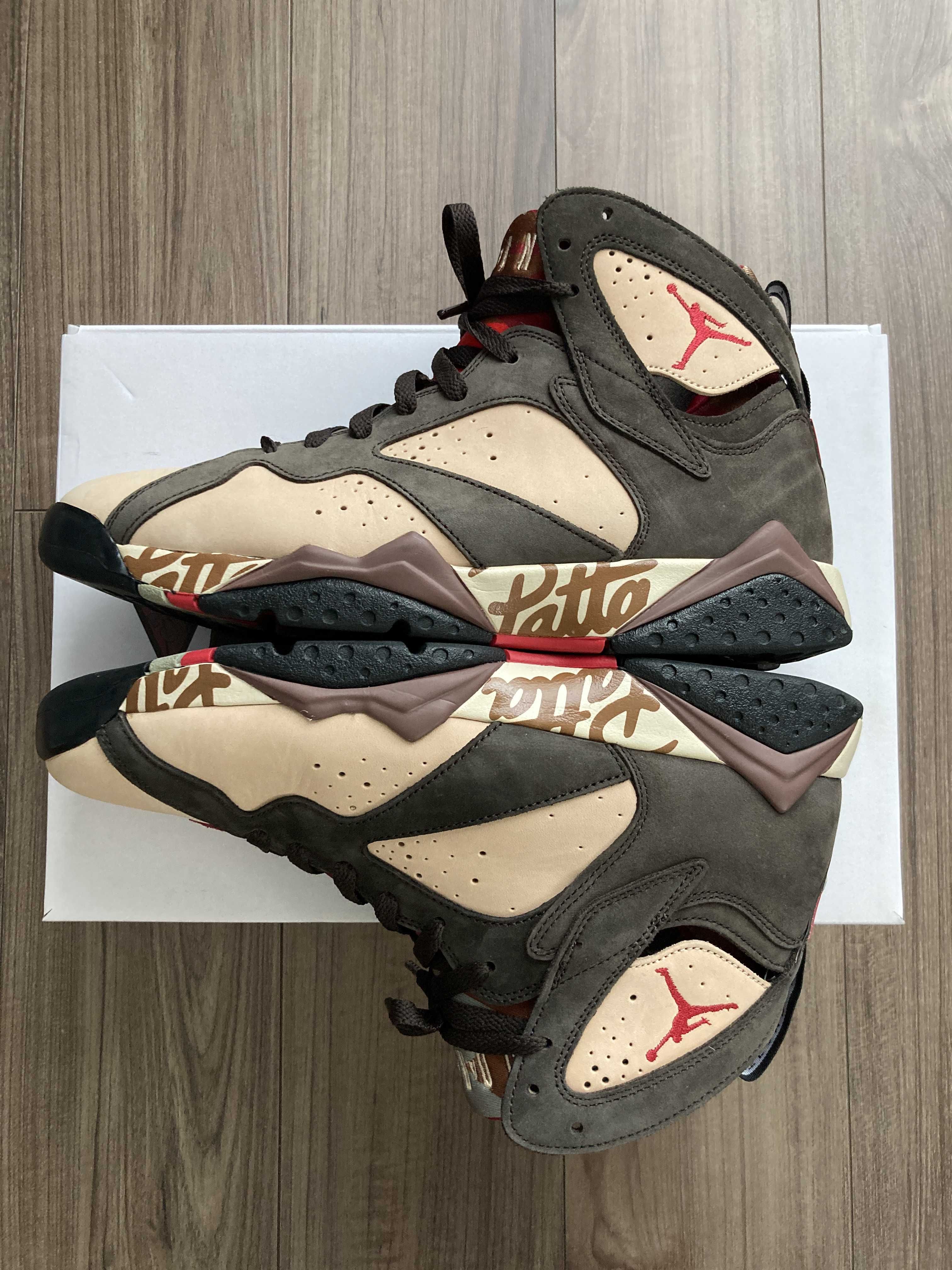 Patta × Nike Air Jordan 7 OG "Brown"