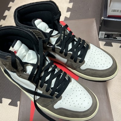 Travis Scott × Nike Air Jordan 1 Retro High OG TS SP "Sail/Dark Mocha"