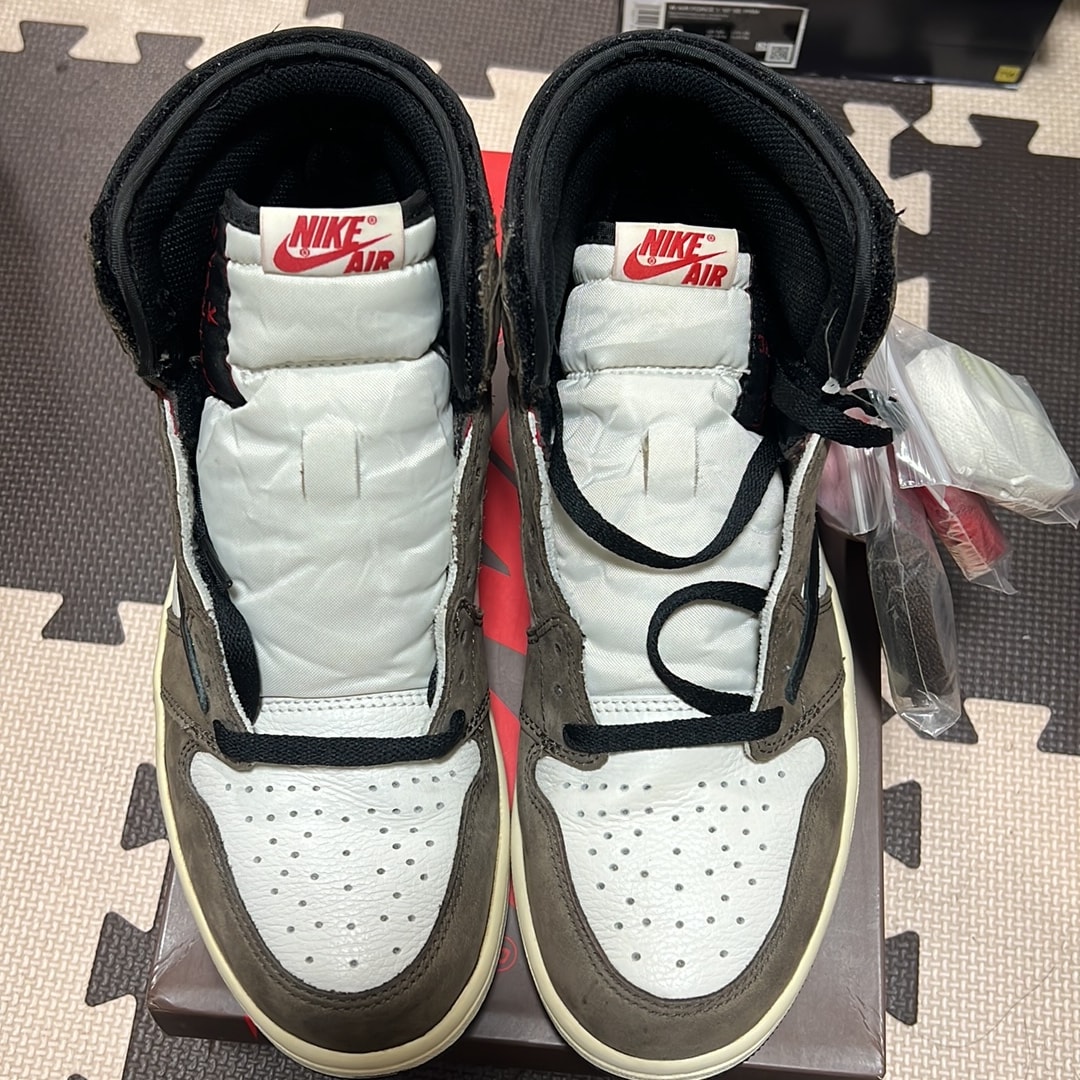 Travis Scott × Nike Air Jordan 1 Retro High OG TS SP "Sail/Dark Mocha"