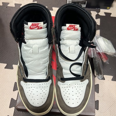 Travis Scott × Nike Air Jordan 1 Retro High OG TS SP "Sail/Dark Mocha"