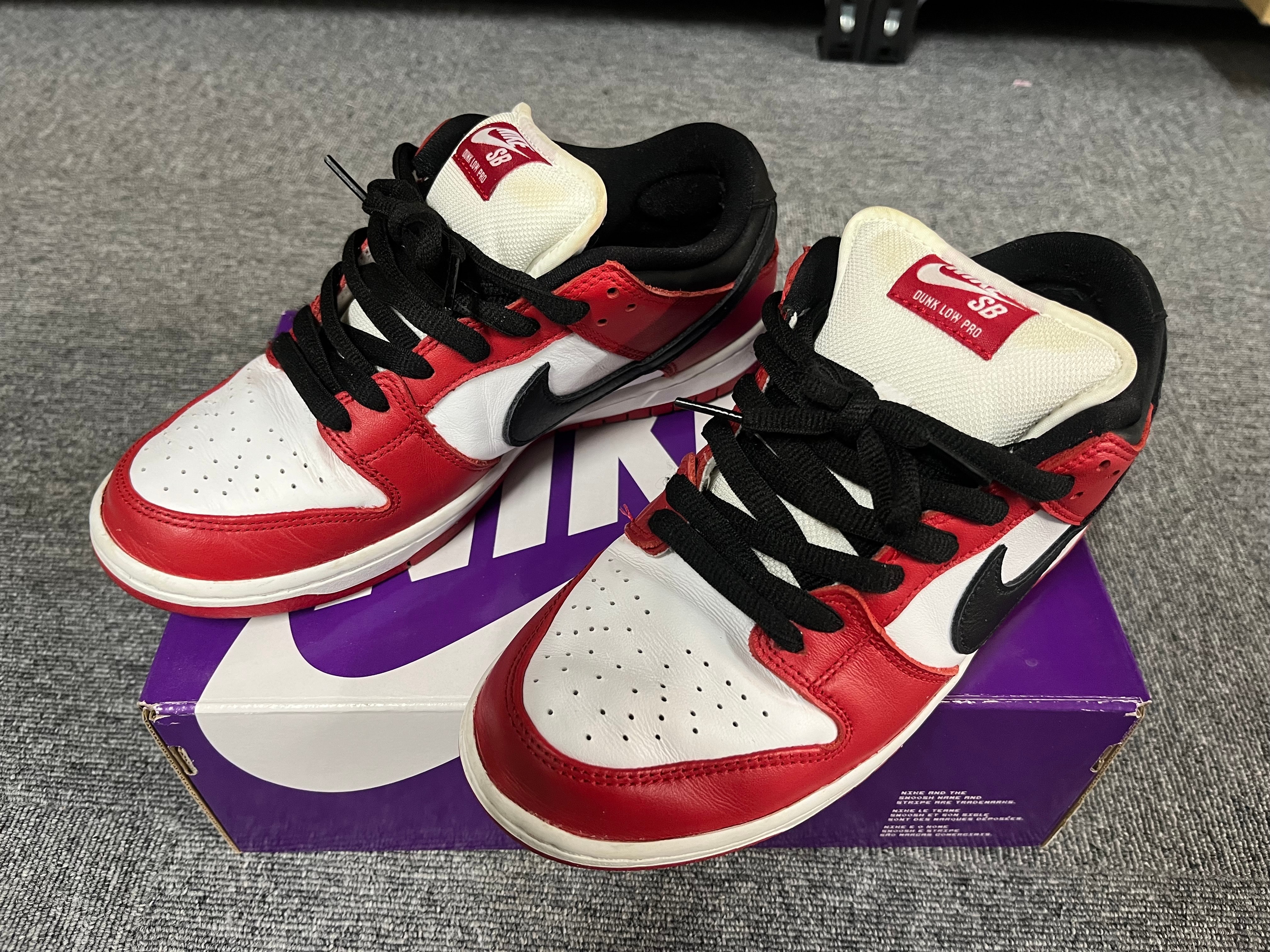 Nike SB Dunk Low Pro "J-Pack Chicago/Varsity Red and White"