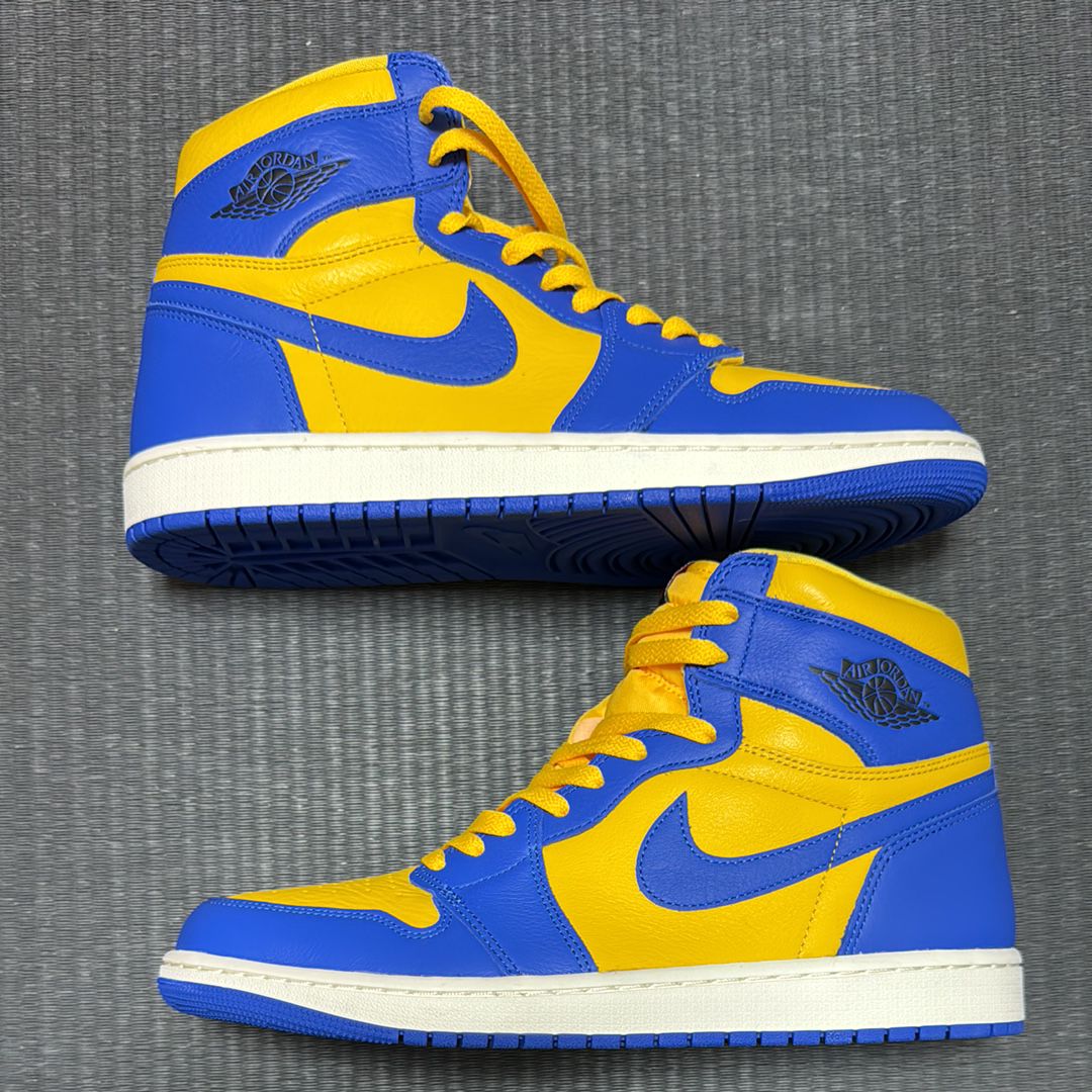 Nike Women's Air Jordan 1 High OG "Game Royal and Varsity Maize"