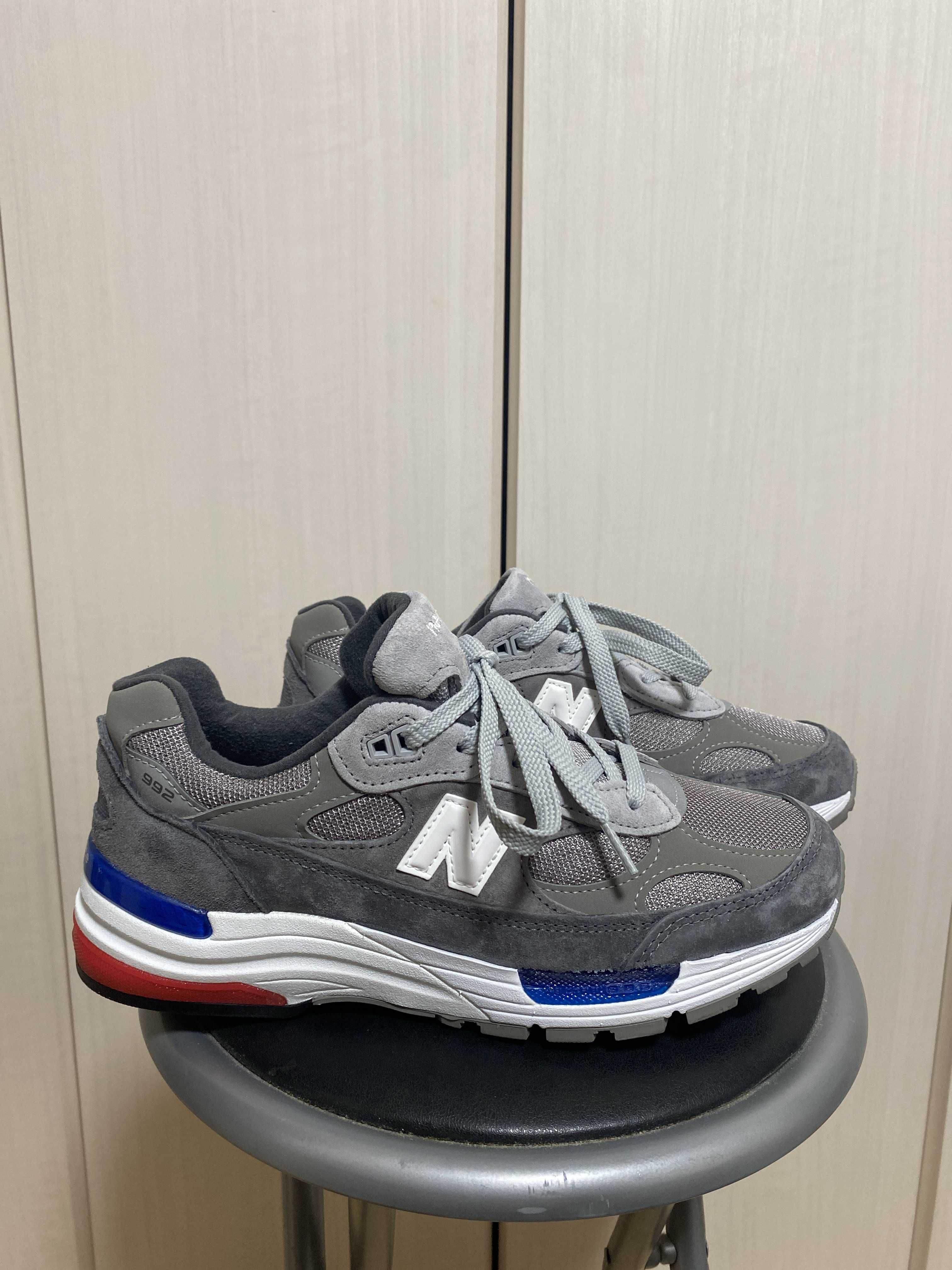 New Balance 992 "GRAY/BLUE/RED"