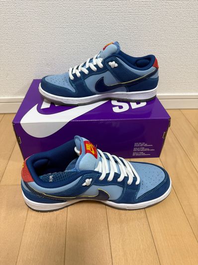 Why So Sad? × Nike SB Dunk Low "Coastal Blue/Speed Yellow-University Red"