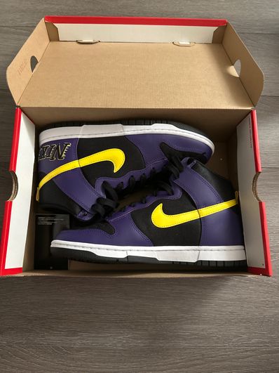 Nike Dunk High EMB "Lakers"
