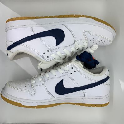 Nike SB Dunk Low "Orange Label White Navy"
