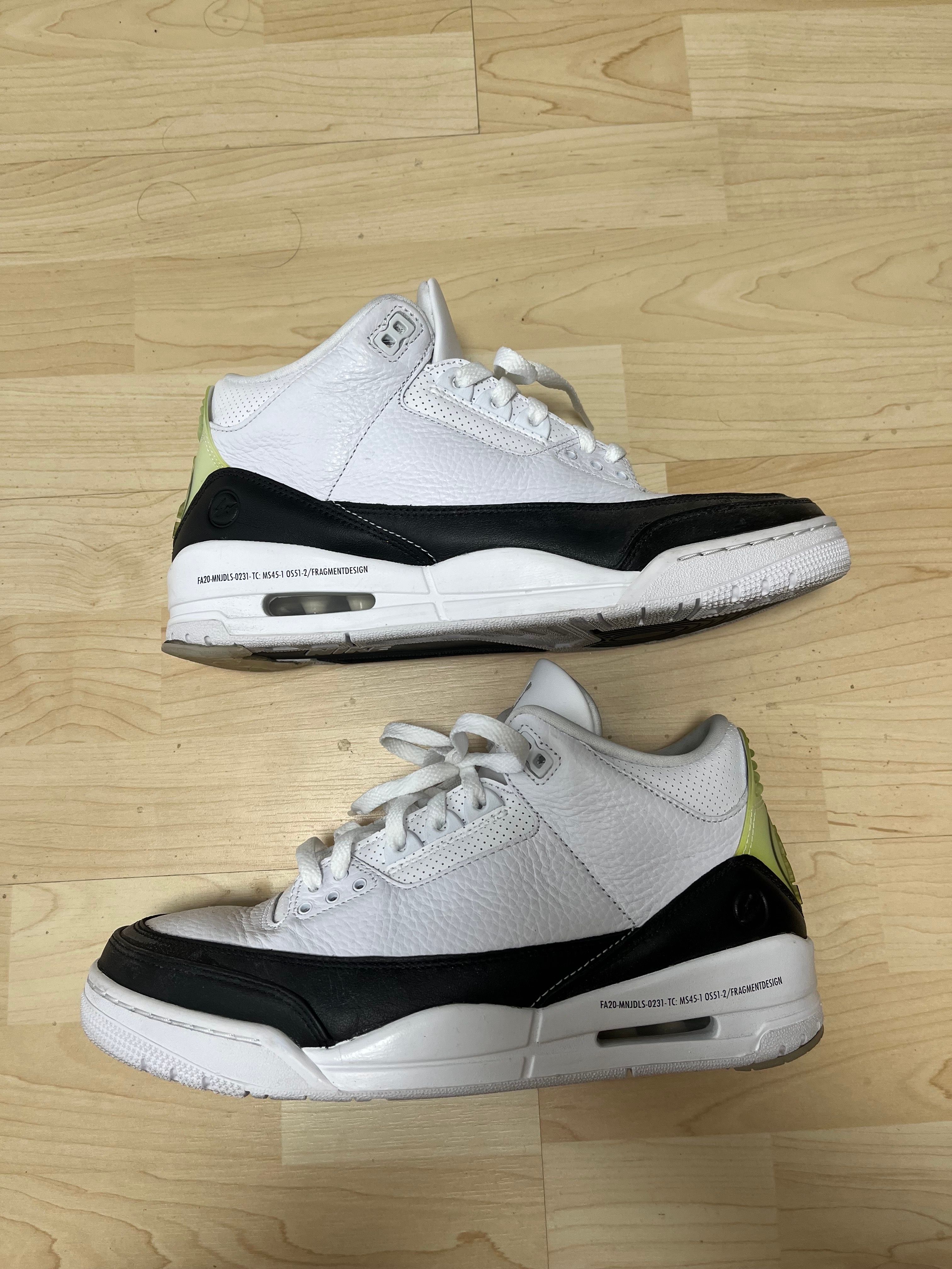 Fragment × Nike Air Jordan 3 "White/Black"