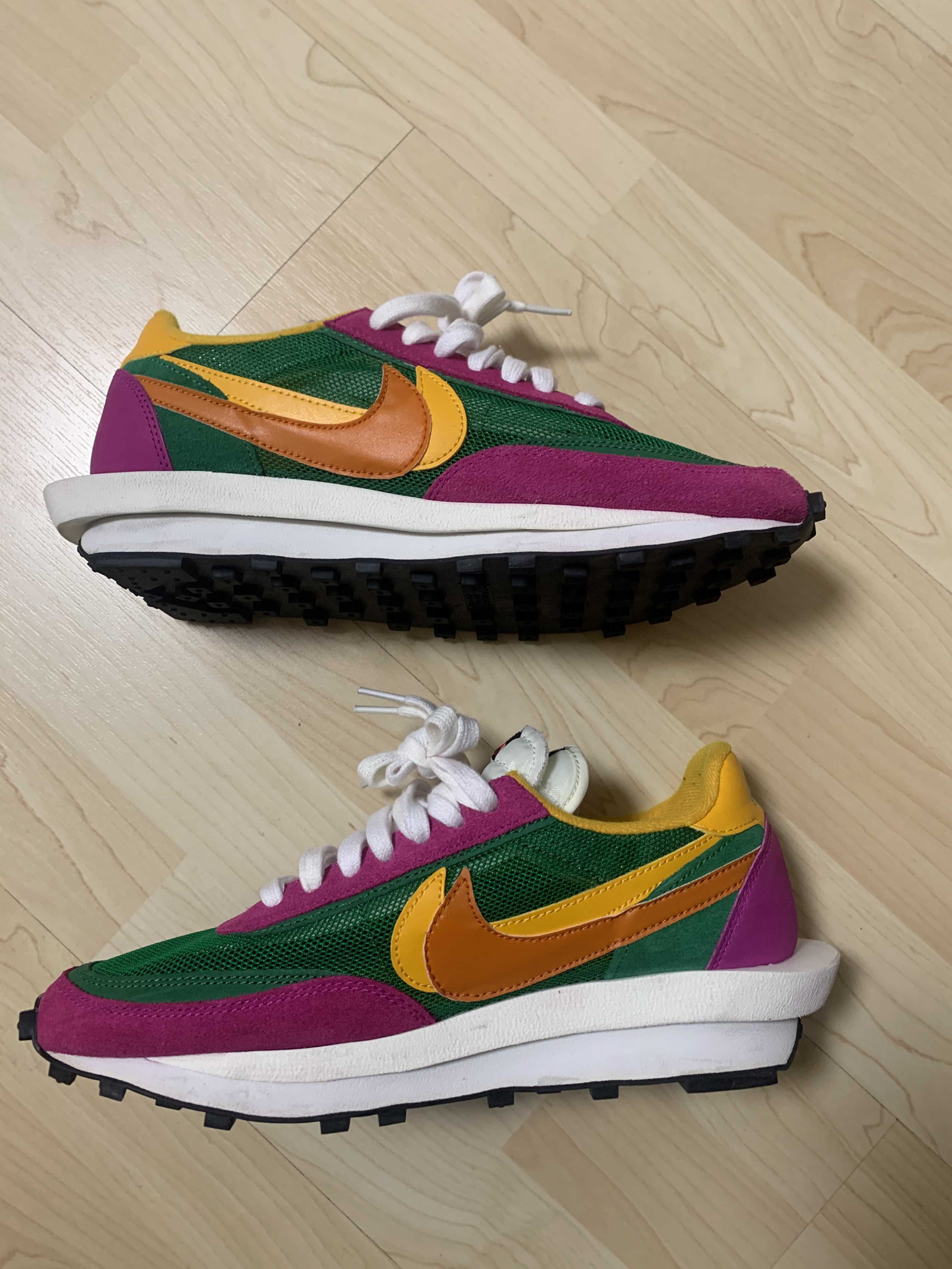 sacai × NIKE LDV WAFFLE "PINE GREEN"