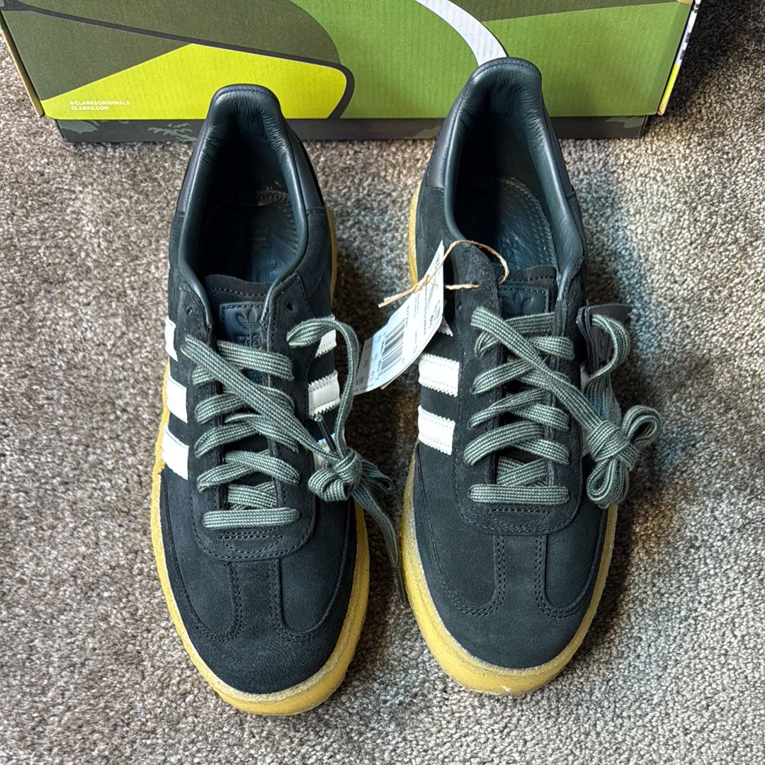 Ronnie Fieg × Clarks × adidas Samba "Shadow Green"