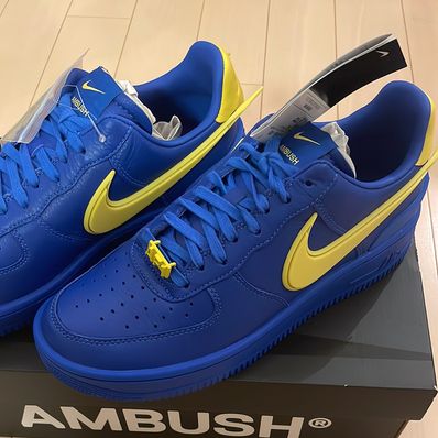 AMBUSH × Nike Air Force 1 Low "Game Royal and Vivid Sulfur"