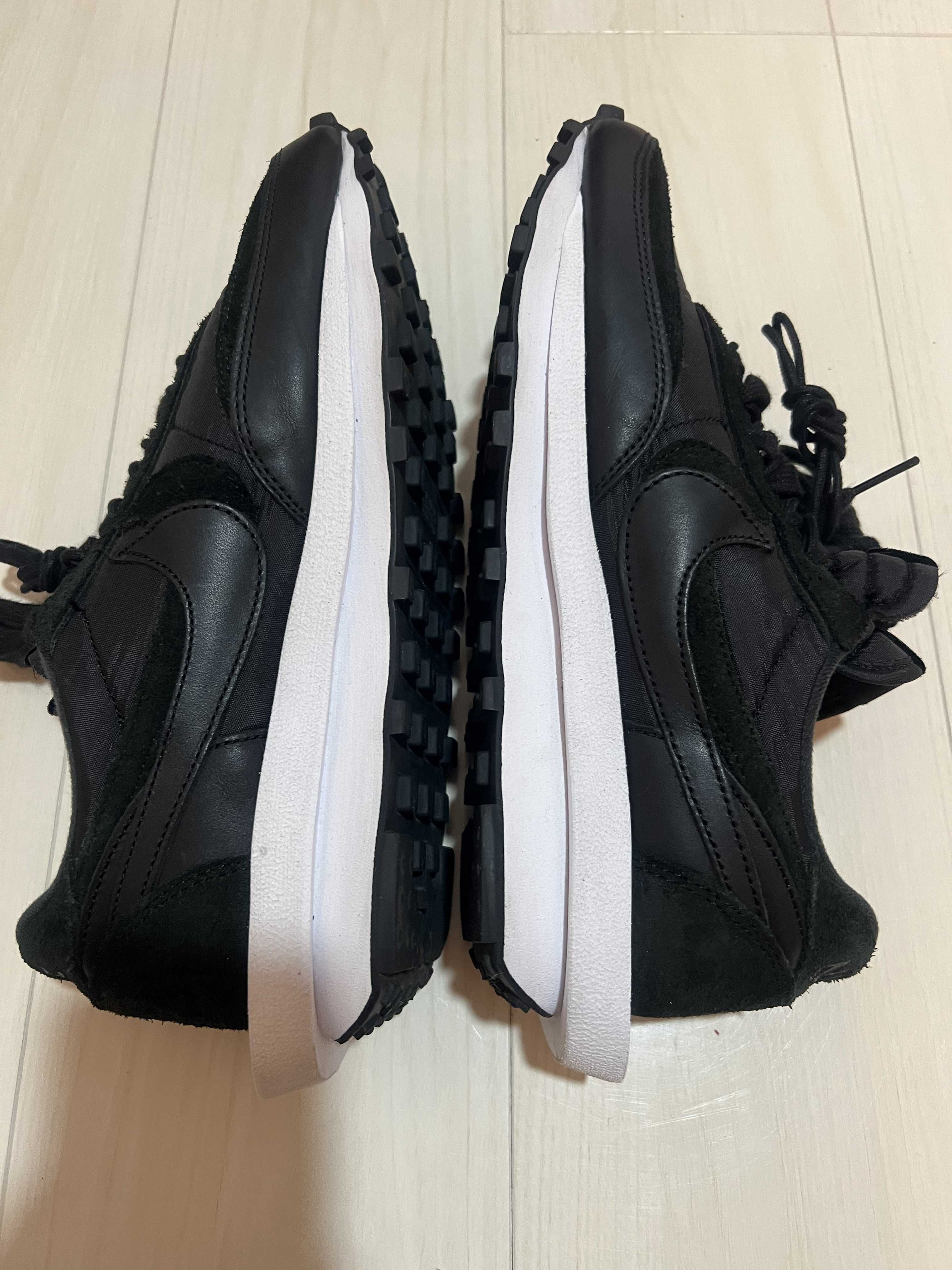 sacai × Nike LDV Waffle "Triple Black"