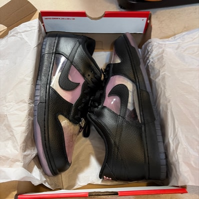 Nike Dunk Low "Black/Pink Rise"