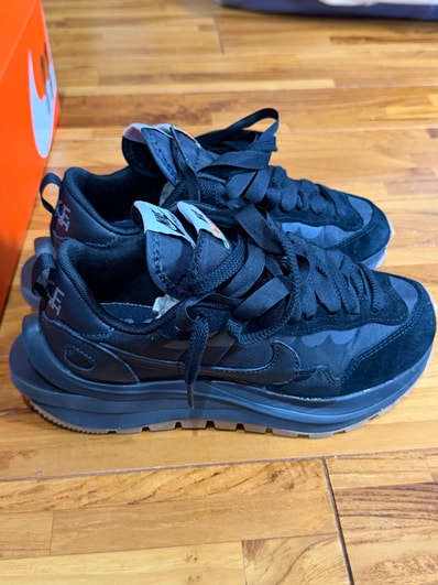 sacai × Nike Vapor Waffle "Black Gum"