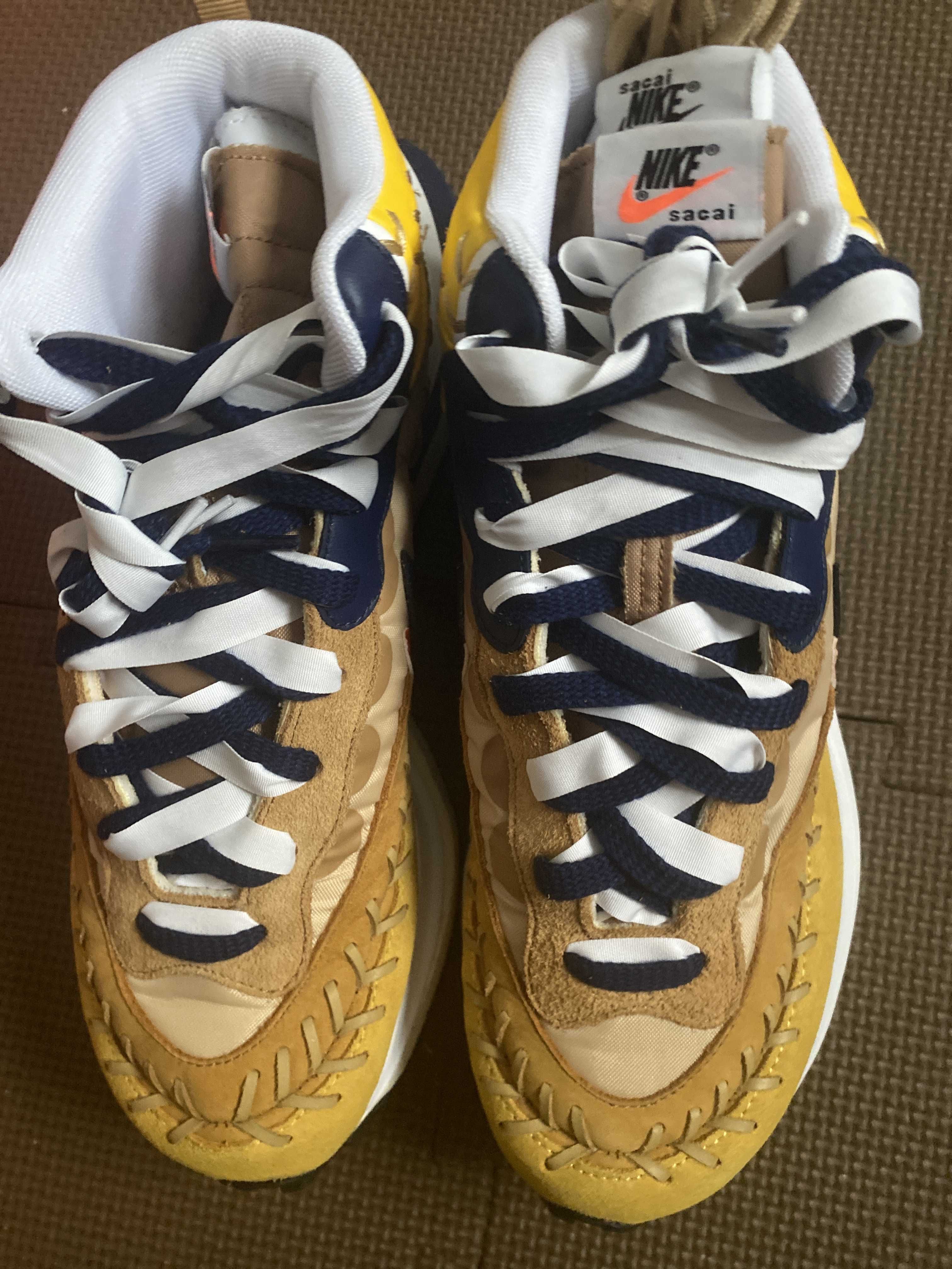 Jean-Paul Gaultier × sacai × Nike VaporWaffle "Sesame/Multi Color"