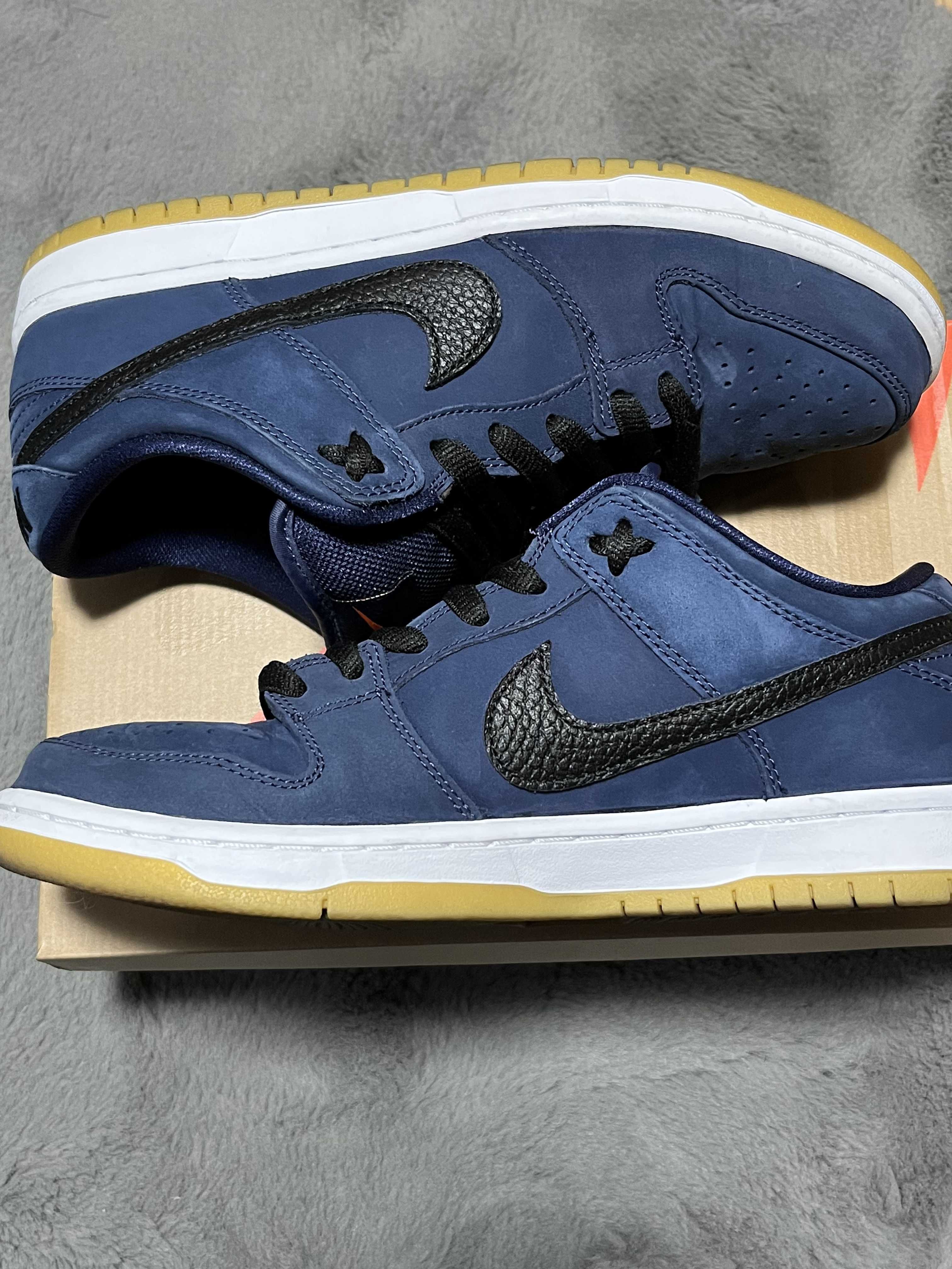 Nike SB Dunk Low Orange Label "Obsidian/Black-Light Gum Brown"