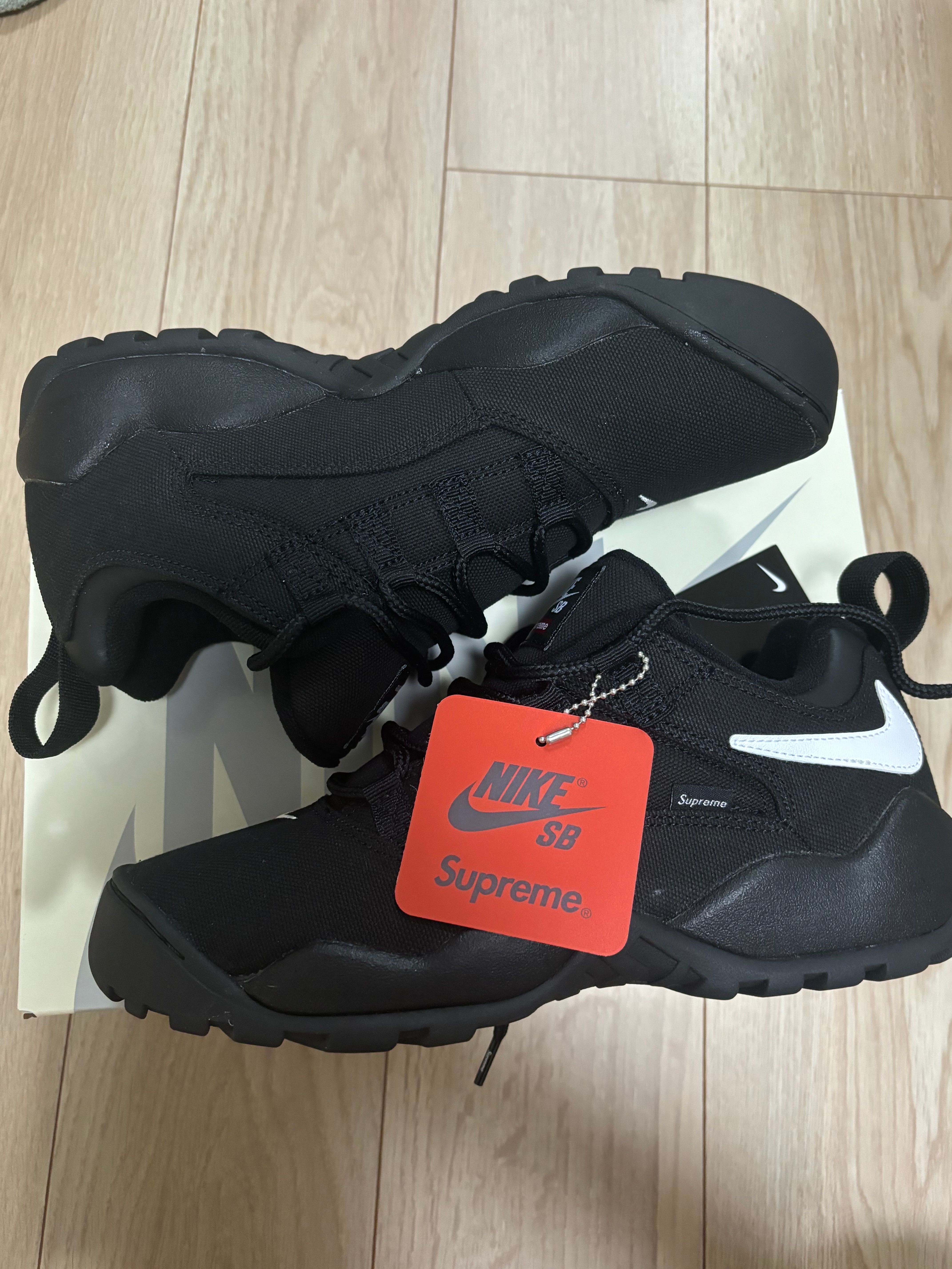 Supreme × Nike SB Darwin Low "Black"