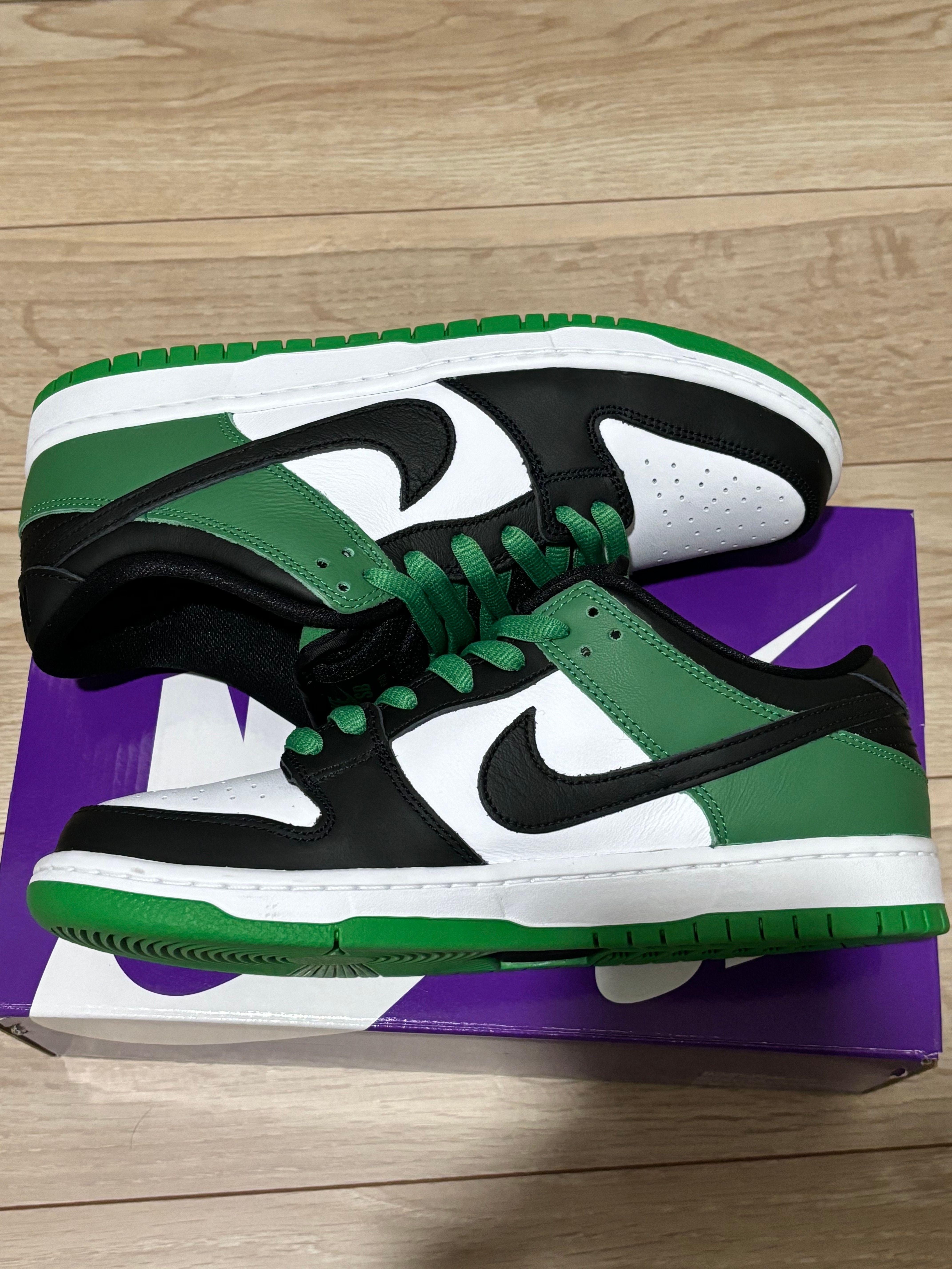Nike SB Dunk Low Pro "Black and Classic Green"