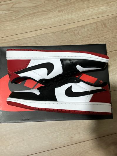 Nike Air Jordan 1 Retro Low OG "Black Toe"