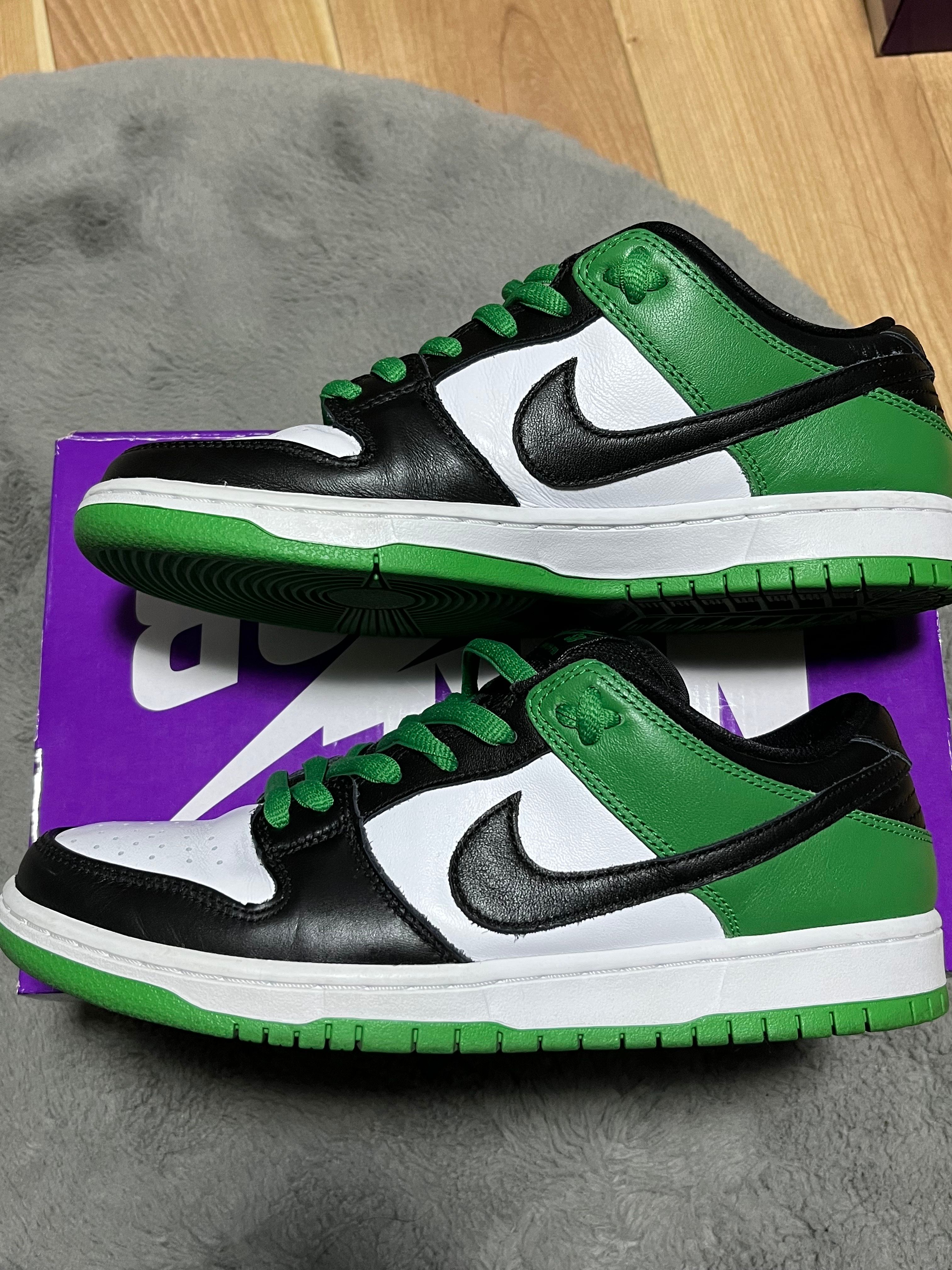 Nike SB Dunk Low Pro "Black and Classic Green"